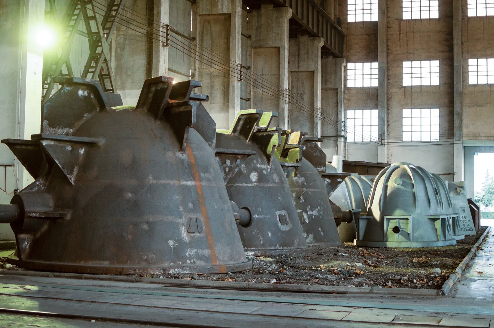 Completed custom steel mill slag pots